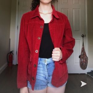 Red Corduroy Jacket